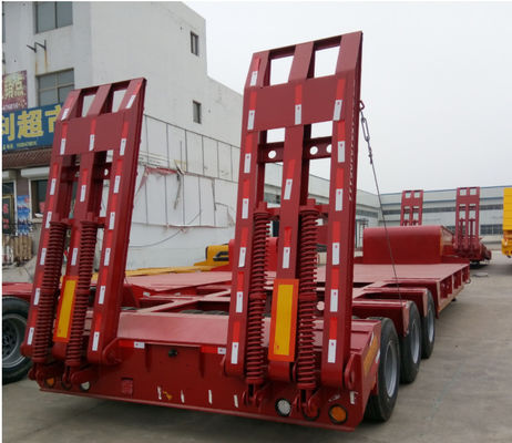 Китай 65/ блоки 70/80 тонн низкие кровати трейлеров 3 Семи транспортируя для машины поставщик