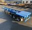 Carbon steel 12.5m  Skeleton semi trailer 40ft Container Chassis truck trailer for sale