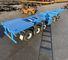 Carbon steel 12.5m  Skeleton semi trailer 40ft Container Chassis truck trailer for sale