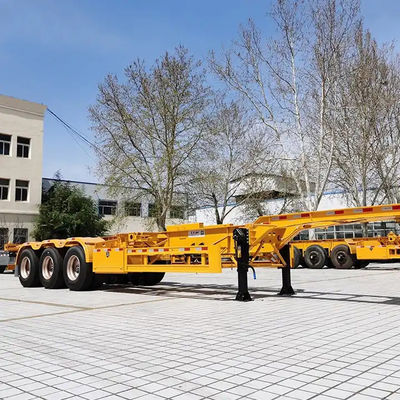 3 оси 40ft 20ft Skeleton Semi-Trailer 20ft 40ft 45ft контейнер с 12 замок поворота
